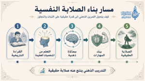 رحلة بناء الصلابة النفسية من خلال القراءة التاريخية: من القراءة والتعلم من الشخصيات العظيمة، عبر المحاكاة الذهنية وبناء المهارات، إلى الصلابة النفسية الحقيقية والقدرة على مواجهة الأزمات - عالم الأدب